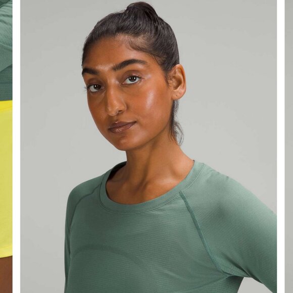 NWT Lululemon Swiftly Tech Long Sleeve Shirt Race Length Tidewater Teal size 4 - Picture 2 of 6